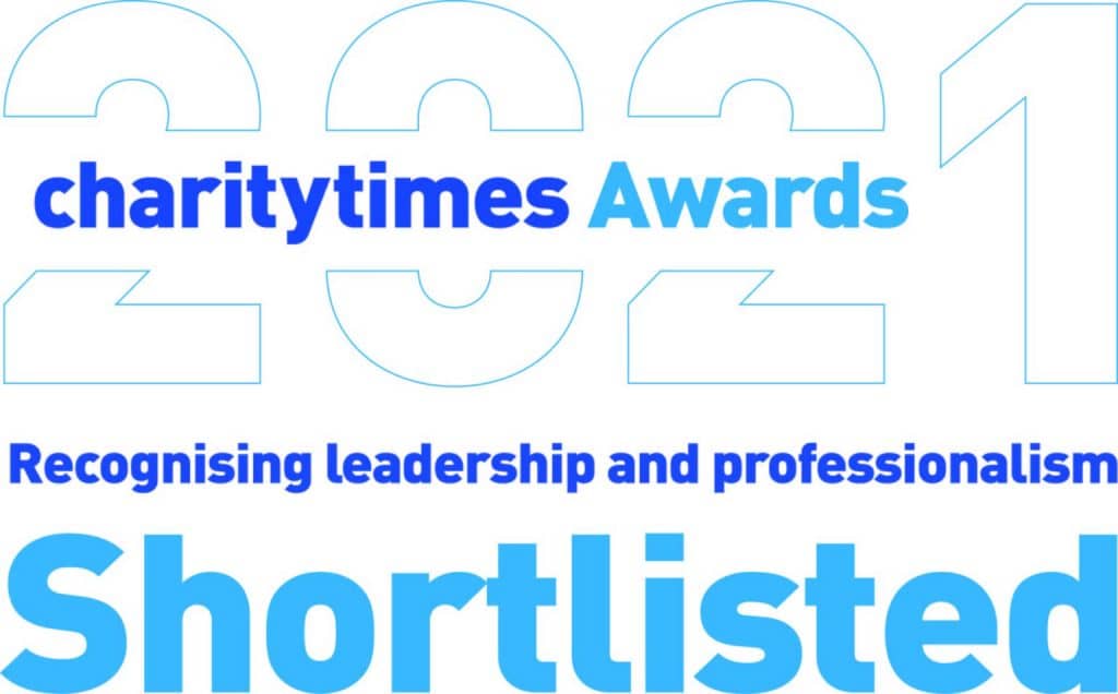Charity Times award 2021 shortlisted
