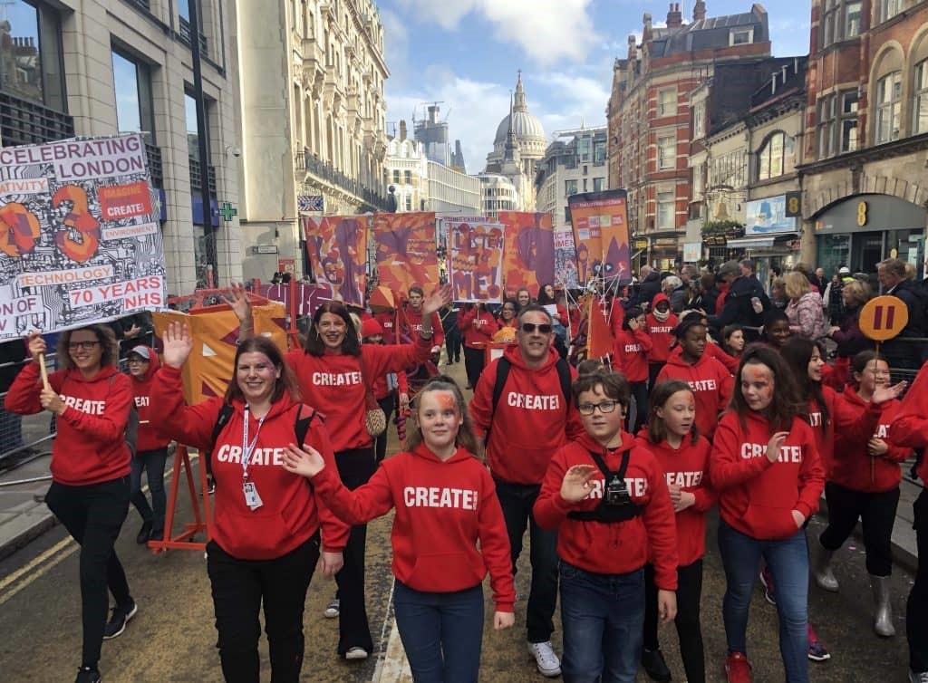 30 young carers from across London take part in the Lord Mayor’s Show