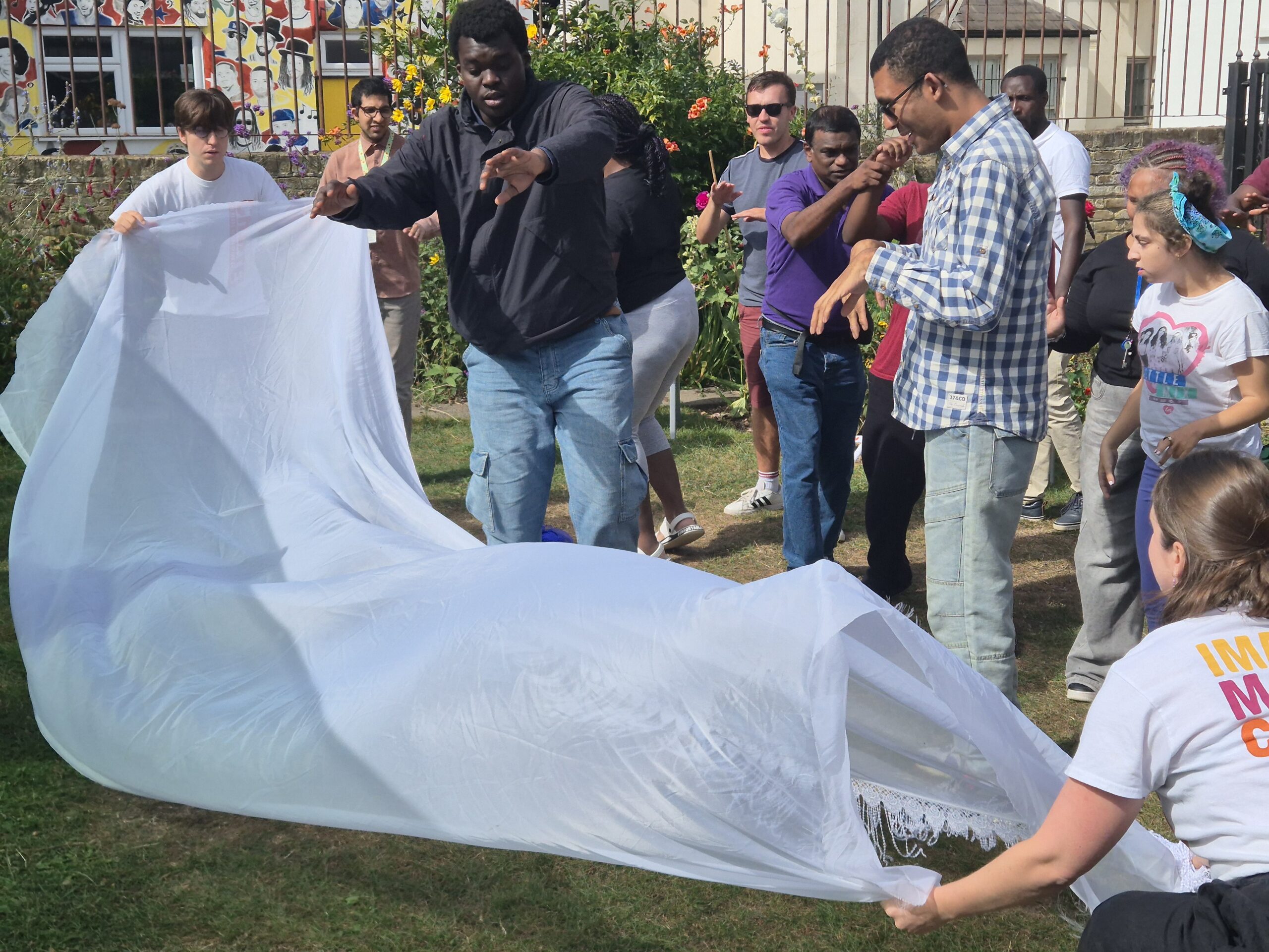 Young people with disabilities taking part in a dance workshop as part of our community:matters programme.