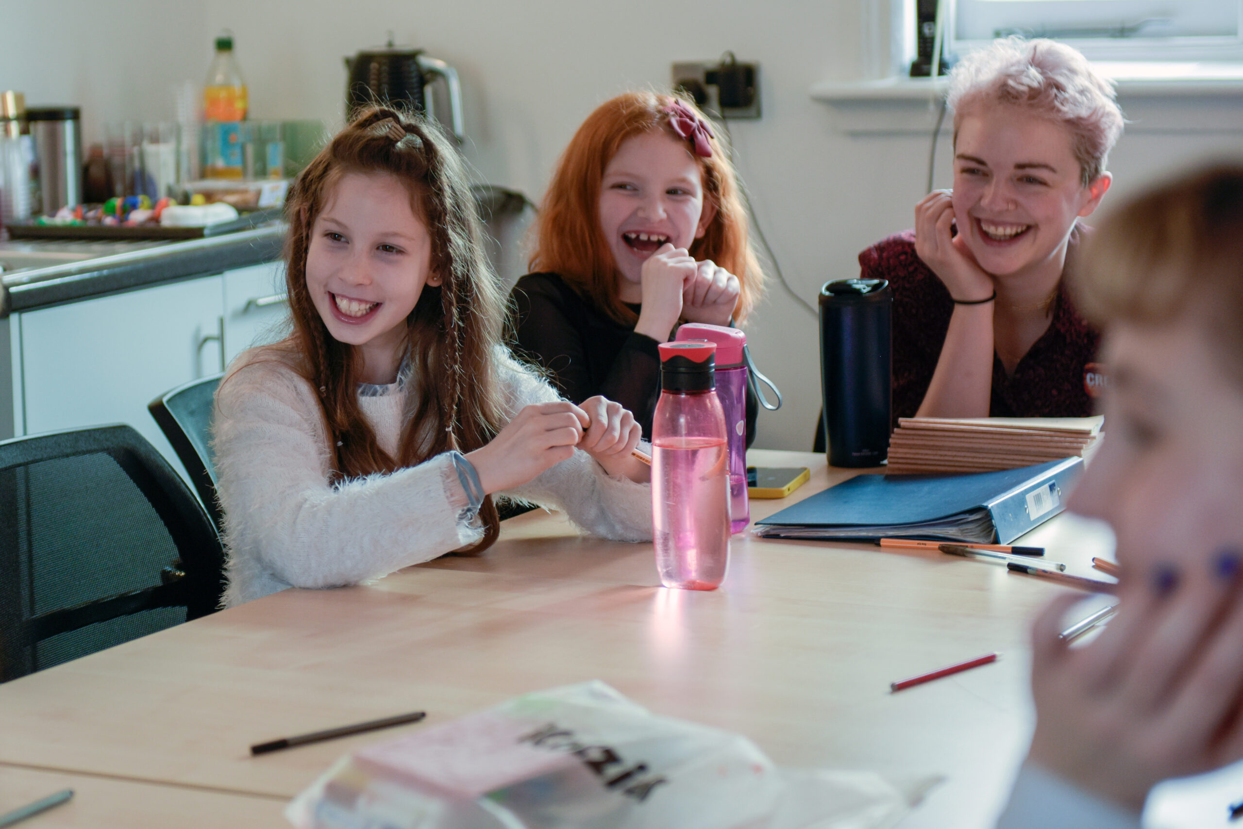 Young carers on a Create project.