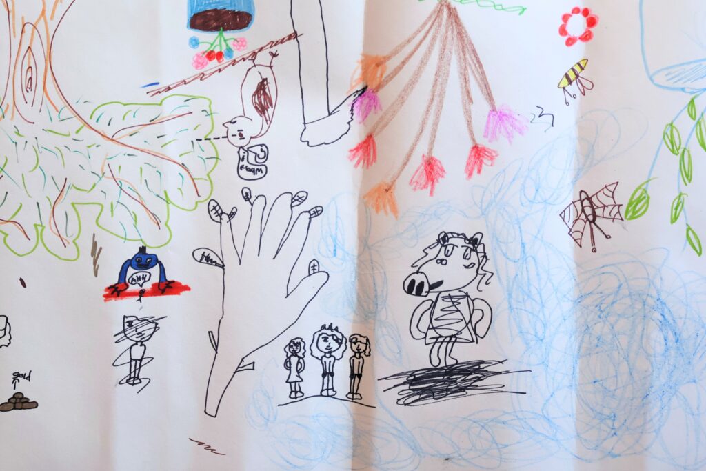 Artwork from the inspired:arts showcase in Hammersmith.